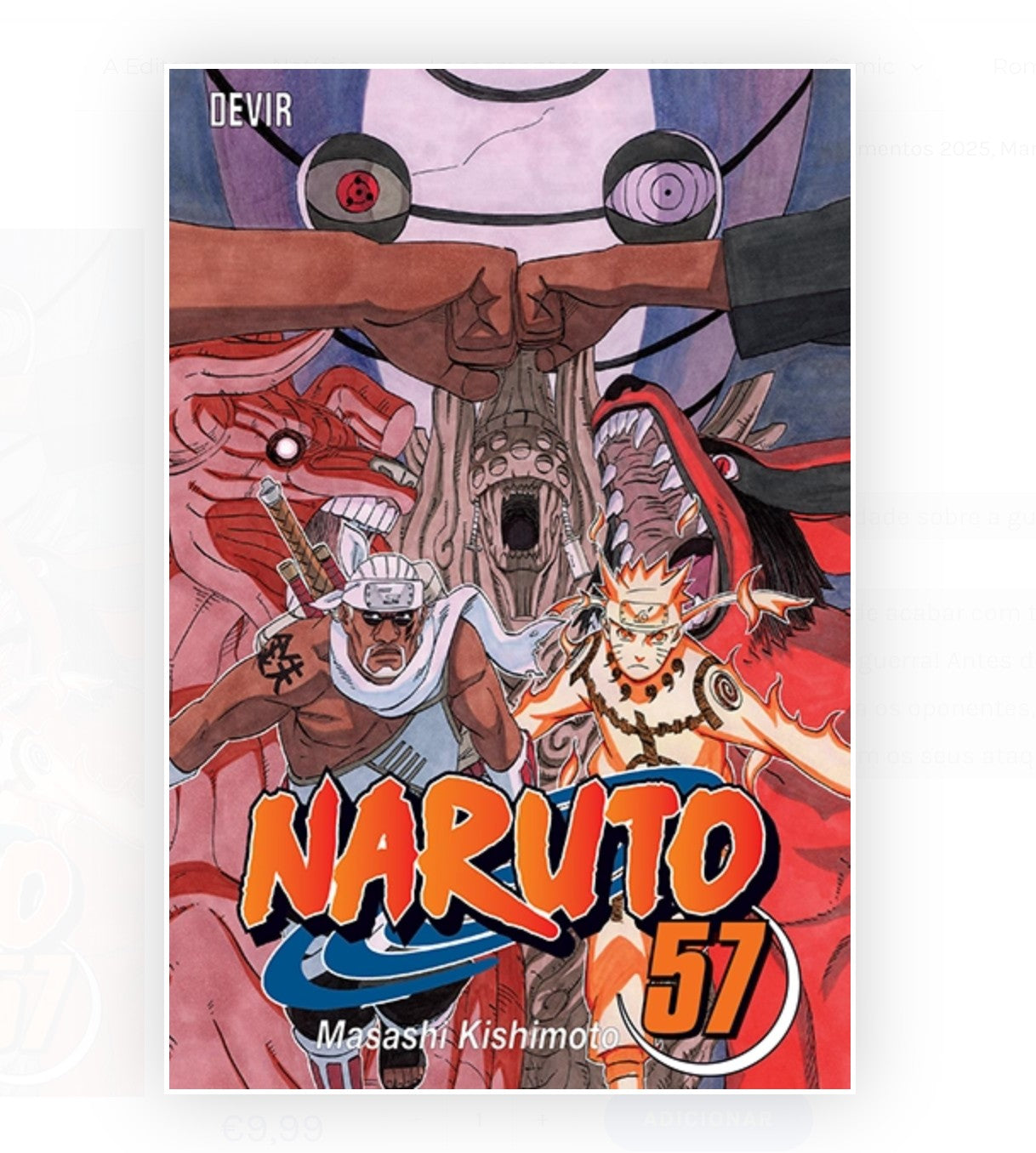 Naruto 57: Naruto em direção ao palco de guerra!!